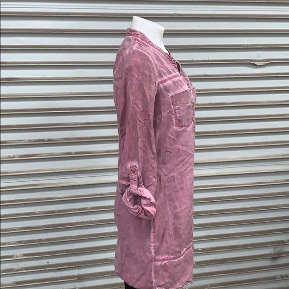 G by Guess tunic style top with roll up sleeve - Picture 6 of 7